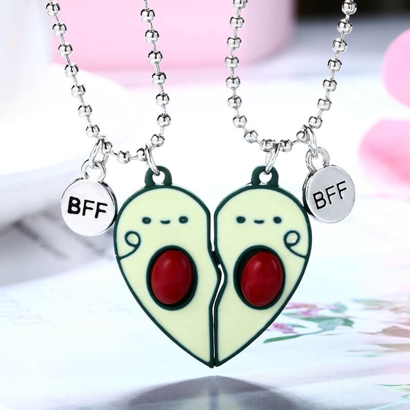 Avocado Magnetic Couple Necklace