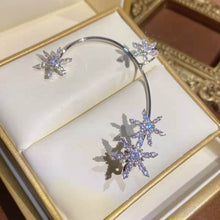 Load image into Gallery viewer, Ear Cuff Snowflake Earrings
