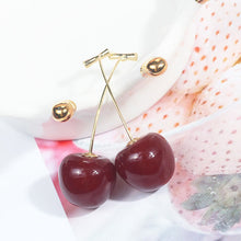 Load image into Gallery viewer, 1 Pair Cherry Earrings

