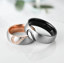 Load image into Gallery viewer, His &amp; Hers Real Love Heart Promise Ring
