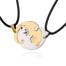 Load image into Gallery viewer, Couples Cat Necklaces

