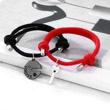 Load image into Gallery viewer, Lock and Key Couples Bracelets
