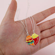 Load image into Gallery viewer, Best Friends Necklace Hamburger
