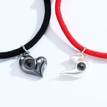 Load image into Gallery viewer, Magnet Bracelet for Couples Heart
