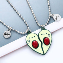 Load image into Gallery viewer, Avocado Magnetic Couple Necklace
