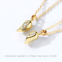 Load image into Gallery viewer, Magnetic Half Heart Necklace for Couples
