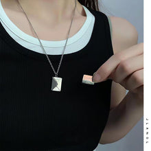 Load image into Gallery viewer, Envelope Locket Necklace
