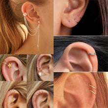 Load image into Gallery viewer, 7 Pieces Ear Cuff Non Piercing Cartilage Earrings
