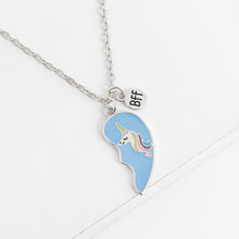 Load image into Gallery viewer, Unicorn Heart Pendant Couple Necklace
