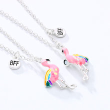Load image into Gallery viewer, Best Friend Necklace Flamingo
