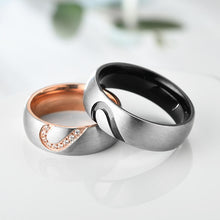 Load image into Gallery viewer, Heart Rings for Couples
