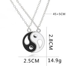 Load image into Gallery viewer, 2pcs Yin Yang Pendant Necklace
