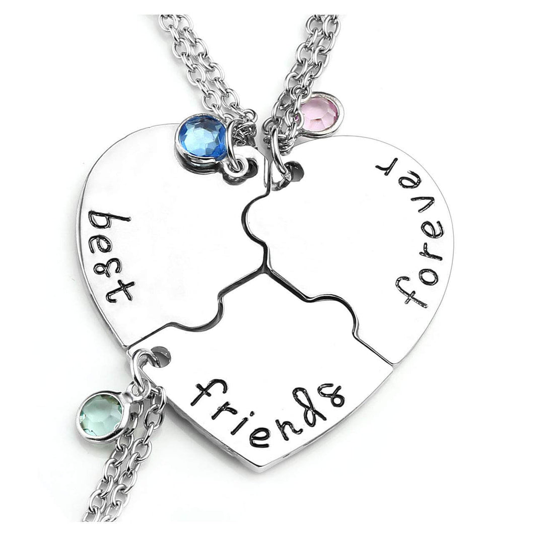 Best Friend Forever Necklaces for 3