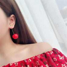 Load image into Gallery viewer, 1 Pair Cherry Earrings
