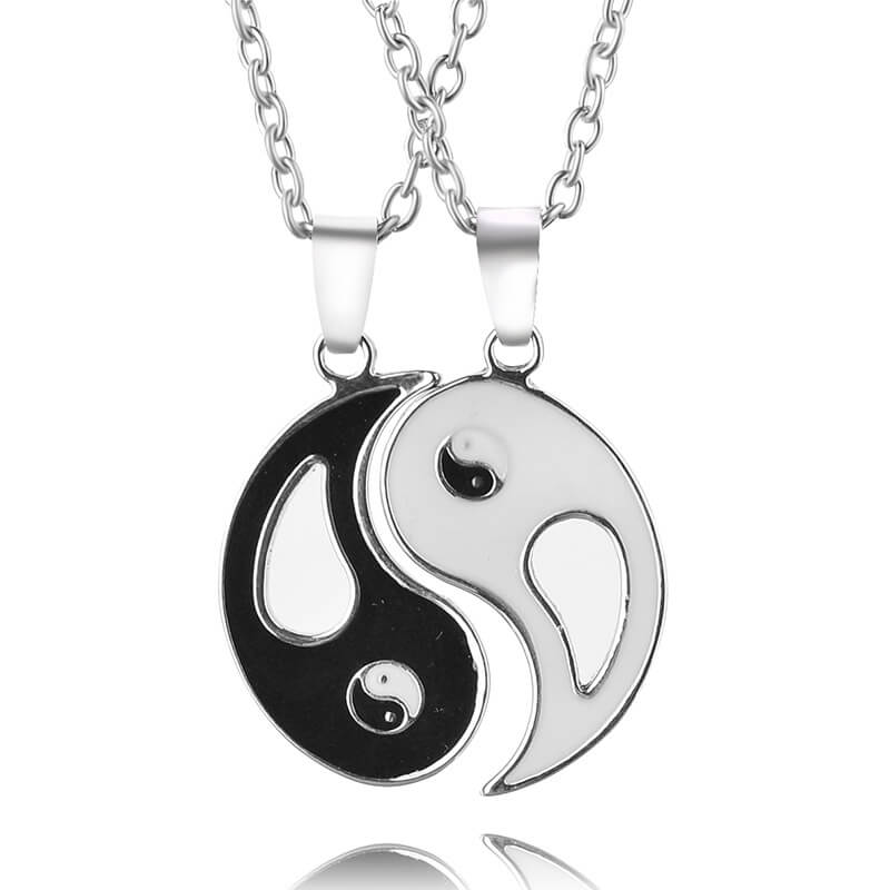 2pcs Yin Yang Pendant Necklace