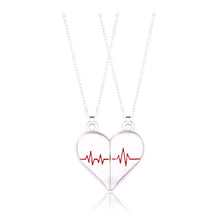Load image into Gallery viewer, Love Heart Couple Necklace
