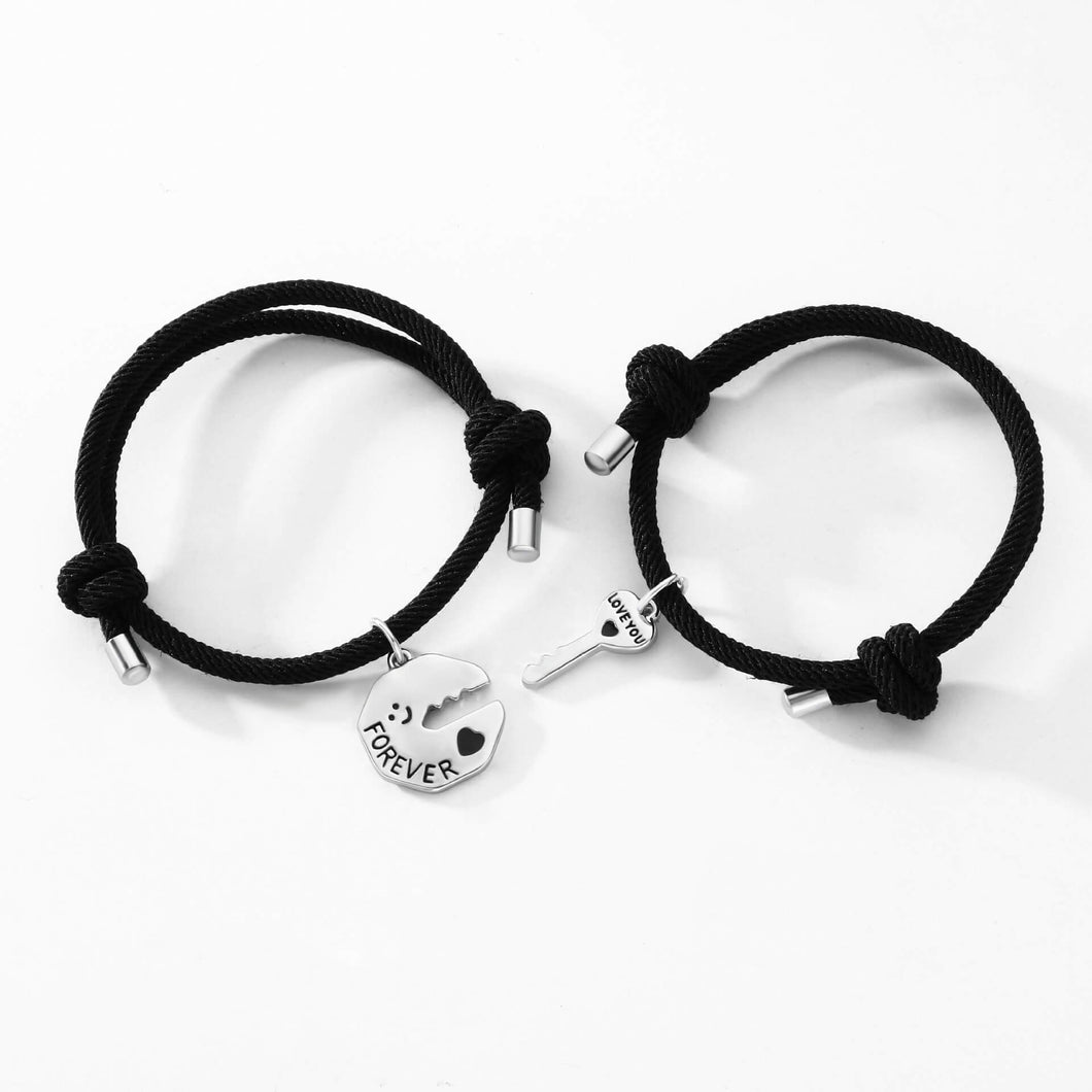 Lock and Key Couples Bracelets