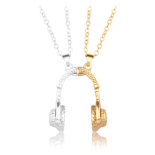 Load image into Gallery viewer, Headphone Pendant Necklaces for Couple

