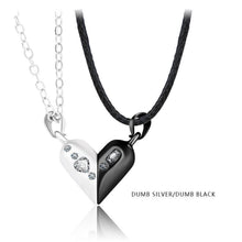 Load image into Gallery viewer, Magnetic Half Heart Necklace for Couples
